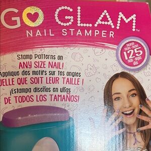 glam Pink and Purple Nail Stampers